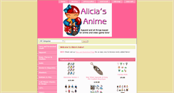 Desktop Screenshot of aliciasanime.com